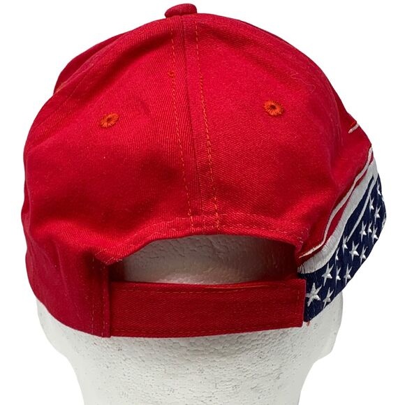 M Resort Spa Casino Las Vegas Hat Cap Red USA Flag Patriotic July 4th Strapback - Picture 3 of 8